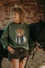 Bluza oversize  Kowboj Teddy dla mamy i taty - obrazek 3