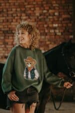 Bluza oversize  Kowboj Teddy dla mamy i taty