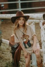 T-shirt oversize Kowboj Teddy - obrazek 2
