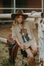 T-shirt oversize Kowboj Teddy