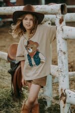 T-shirt oversize Kowboj Teddy - obrazek 4