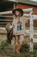 T-shirt oversize Kowboj Teddy - obrazek 5