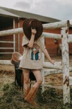 T-shirt oversize Kowboj Teddy - obrazek 7