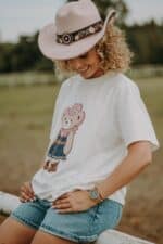 T-shirt oversize Dakota Teddy dla mamy i taty - obrazek 2